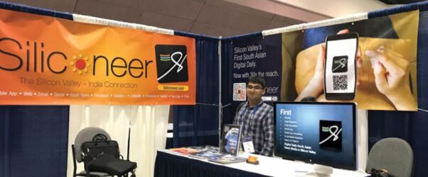 Siliconeer Booth at TiE Inflect 2018 Expo (Amar D. Gupta/Siliconeer) page-tie-02-img_8283