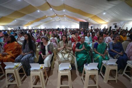 Members of the community participate in the Shilanyas Ceremony page-uae-baps-hindu-temple-15