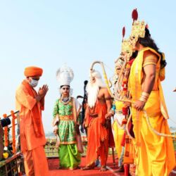 Diwali celebrations in Ayodhya, UP. (Siliconeer/APHIMAGES)
