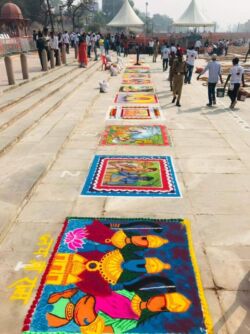 Diwali celebrations in Ayodhya, UP. (Siliconeer/APHIMAGES)