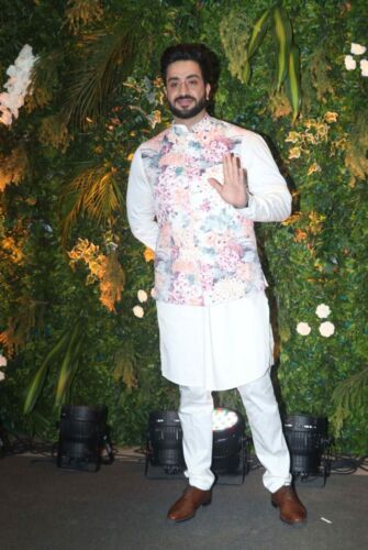 Aly Goni at Anushka Ranjan's Sangeet ceremony. (APHimages)
