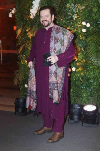 Singer Nitin Mukesh at Anushka Ranjan's Sangeet ceremony. (APHimages)