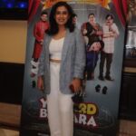 Seema Pahwa, Manukriti Pahwa, Veeraj Rao and Director Anuup Thapa at press conference of Punjabi film "Yeh Mard Bechara" in New Delhi. (APHIMAGES)