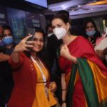 Bollywood actor Dia Mirza at an event in New Delhi. (APHIMAGES)