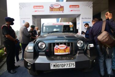 The Nazir Hoosein Memorial Drive by Team Firefox flag off in Greater Noida by the Chief of Army Staff, General MM Naravane, PVSM, AVSM, SM, VSM, ADC. (APHIMAGES)