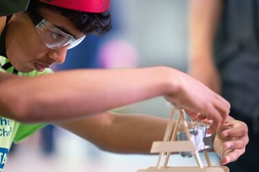 A participant at the Tech Challenge 2025. (All photos: The Tech, Silicon Valley) A participant at the Tech Challenge 2025. (All photos: The Tech, Silicon Valley)