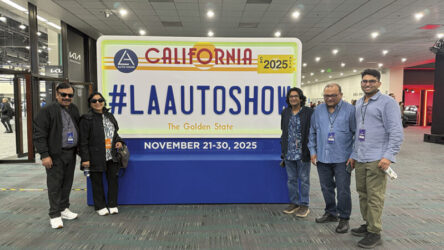 Team Siliconeer at the LA Auto Show